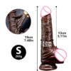 d59356084df69b66 Realistic Dildos Women Skin Sliding Foreskin Testicles Dildo Anal Vaginal Stimulation Strapon Big Sex Toys for Woman