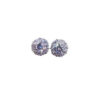 Solid 14K White Gold AU585 Platinum PT950 0.4 Carat Diamond Stud Earrings Moissanite Simple Atmosphere Earrings