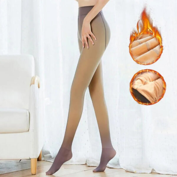 d5af47818b67d839 Socks & Hosiery 2pcs 220G Winter Fleece Panty Women's Warm Tights Thick Thermal Pantyhose Thermo High Elastic Leggings#RU1