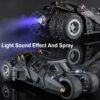 d5b1e7a8e5632449 Large Scale 1:18 Batmobile Car Model Toy The Dark Knight Trilogy Sound Light Sliding Spray Alloy Vehicle Models Ornaments Gifts