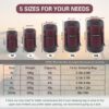 GoldCamp Outdoor Storage Stuff Sacks, Camping Gear Organizer (Red, XXXL)