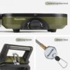 d5c29f0226e6638c Naturehike 2 Burner Folding Camping Stove with Griddle, Portable Camp Isobutane Gas Stove with 16000 BTU Adjustable Burners & Piezo Ignition
