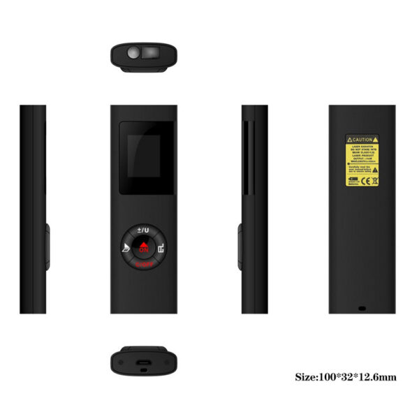 d5c30864dbff131c XMSJ Mini Distance Meter 40M 60M Measure Infrared Rangefinder USB Rechargeable Portable Handheld Laser Range Finder Tape