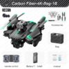 d5cf03afd92b10ac New KY605S RC Drone 8K Professinal With Three Camera Wide Angle Optical Flow Localization Four-way Obstacle Avoidance Quadcopter