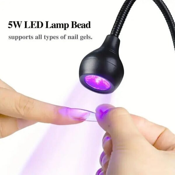 Purple Light Multifunctional High Quality Manicure UV Glue Curing with Clip and Switch USB One Lamp Multipurpose