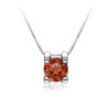 d5d8f1f37ef5e24e JoyceJelly 1ct D Color VVS Moissanite Pendant Necklace For Women Classic Design Sterling Sier Jewelry Diamond Test Passed