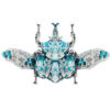 d5d91583fb04936b Piececool 3D Metal Puzzle Insect Brooch Accessories Model Kits for Teens DIY Jigsaw Toys Brain Teaser