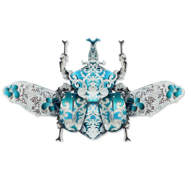 d5d91583fb04936b Piececool 3D Metal Puzzle Insect Brooch Accessories Model Kits for Teens DIY Jigsaw Toys Brain Teaser