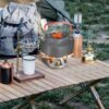d60a34f94a89fe61 Famgee Outdoor Mini Portable Alcohol Stove Burner for Backpacking Hiking Camping Survival (Gold)