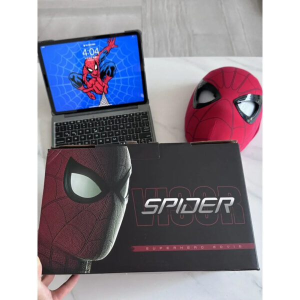 d619ec053e1cc9a1 Mobile Eye Electronic Spider Man Desktop Decoration Sculpture 1:1 Remote Control Adult and Children's Gift