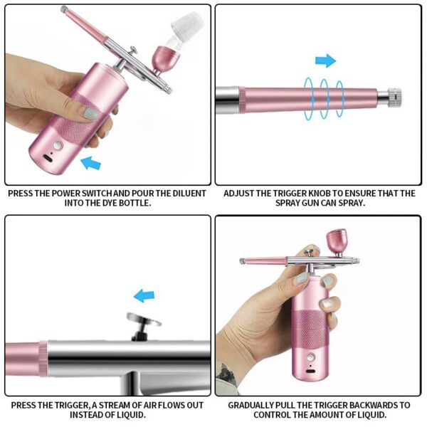 d62b8d7b08f5c727 Professional Disinfectant Fogger hine, Sanitizer Sprayer. Electrostatic U Atomizer & Cordless Handheld Nano Steam Gun