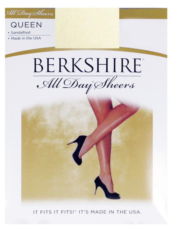 Womens All Day Sheer Non-control Top Pantyhose - Sandalfoot