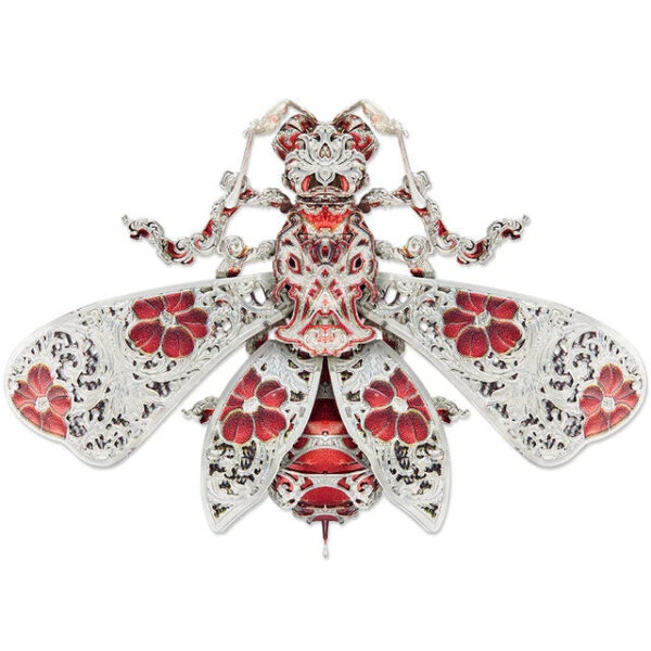 d63a5f9a26470b1f Piececool 3D Metal Puzzle Insect Brooch Accessories Model Kits for Teens DIY Jigsaw Toys Brain Teaser