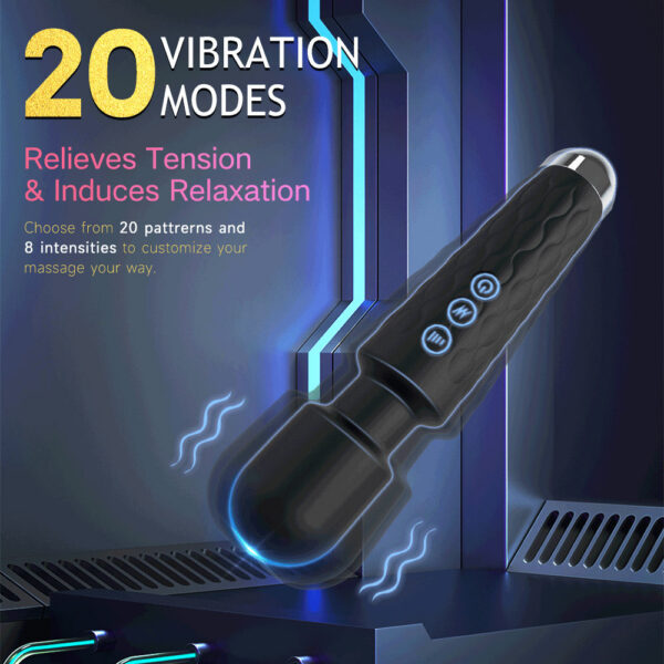 d63eac6b6ffa80e5 AV Vibrator Wand Sex Toys for Women 20 Powerful Patterns G Spot Clitoris Stimulation Massager Personal Masturbator Erotic Goods