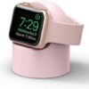 d65424f095ef4911 Stand For Apple Watch Series 9 8 Ultra 7 6 5 SE 4 3 2 Charger Dock Station Silicone Bracket Iwatch Charging Cable Holder