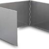 Camping Stove Windshield Foldable 3 Plates Outdoor Cooker Wind Screen Mini Cooking Windshield Camping Gas Stove Windshield for Hiking Picnic Camping Equipment