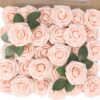 d6611bf16a207bef MACTING 30PCS Artificial Glitter Flowers, Black Fake Roses with Stem for Valentines Day Tree Ornaments Party Wreath Home Spring Indoor Decorations