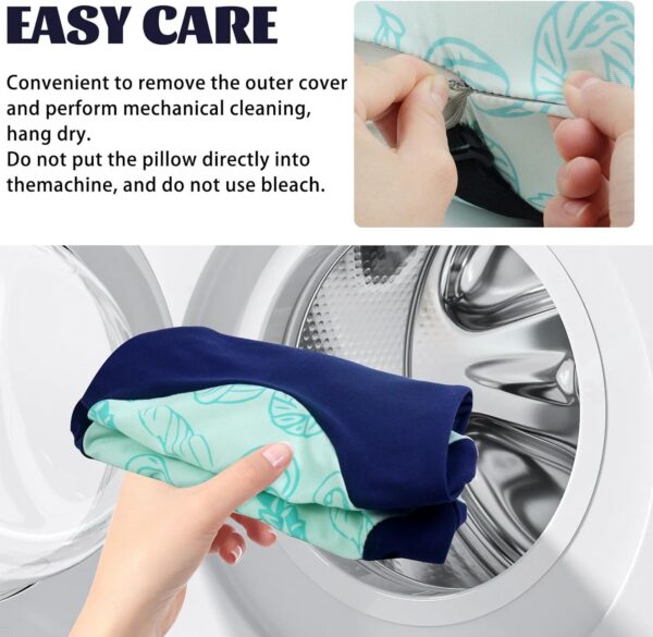 Knee Pillow for Side Sleepers, Camping Pillow, Leg Pillow, Small Memory Foam Pillow Travel, Comfortable Leg Pillow for Side Sleeping, Compatible for Camping