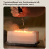 d66aa2900b6defcf New Simulation Flame Aromatherapy hine Mini Air LED Colorful Light Timer Humidifier Home Perfume Diffuser