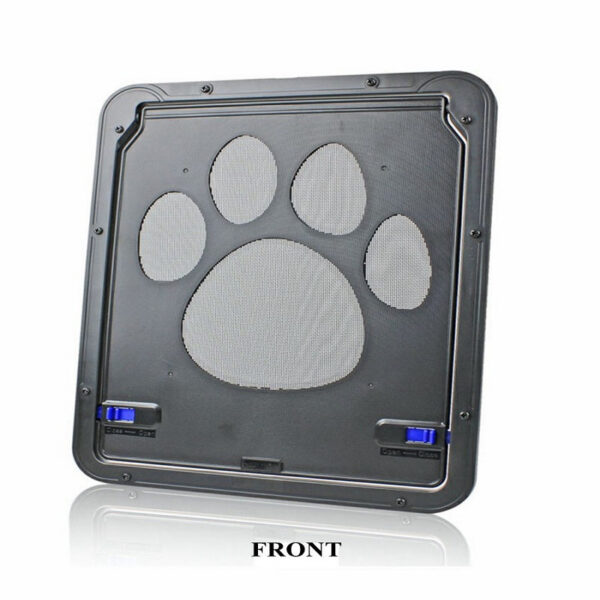 d6704b1835501e46 Pet Door New Safe Lockable Magnetic Screen Outdoor Dog Cat Window Gate House Enter Freely Fashion Pretty Garden Easy Install