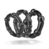 d68ea1d2df5a4d46 3Pcs Silicone Delaying Lock Ejaculation Adult Games Rings For Men Couples Erotic Sex Shop