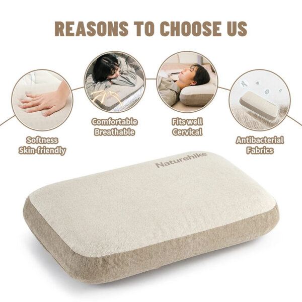 d6a90dd076fd88e4 Naturehike New Memory Foam Comfort Square Pillow Portable Outdoor Camping Travel Pillow Camping Nap Pillow Easy Storage Pillow