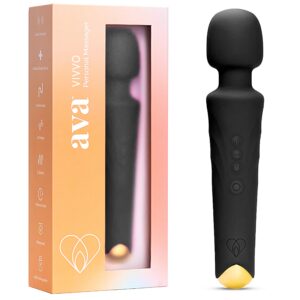 Ava Wand [Clit Stimulator Vibrators] Vibrator Woman Toy Gifts for Women 20 Patterns 8 Speeds of Pleasure Quiet & Small | Adult Sex Toys -Standard - Hot Pink