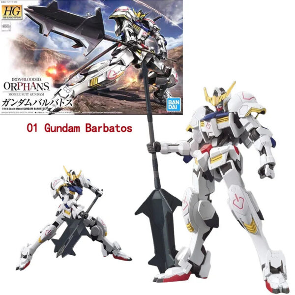 d6c0e5bcd32789d2 Bandai Genuine HG IBO 1/144 GUNDAM Barbatos Gusion Hajiroboshi Astaroth Anime Action Figure Collectible Assembly Model Toys Gift