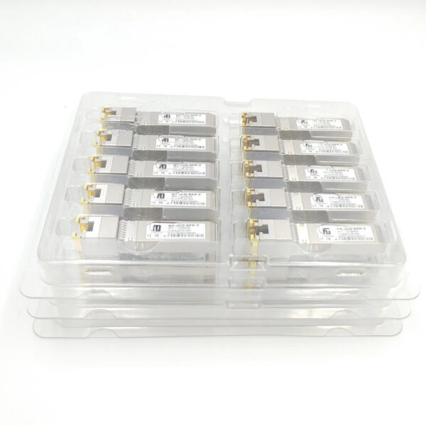 2.5G 10G SFP + to RJ45, SFP +-T, 10GBase-T, 30M, 10G Copper SFP for Cisco Mikrotik, TP-Link, D-Link Switch Copper Module