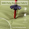 d6e0e40f2dbbf749 MEETSUN Insulated Sleeping Mat for Camping,50D Poly Pongee Fabric,Wear-Resistant,Enlarged Size,5" Thick Camping Mattress Pad with Built-in Foot Pump,Lightweight Sleeping Pad for Backpacking,Car,Tent.