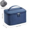1pc Business Trip Men's Toiletry Double Layer Large Capacity Cosmetic Oxford Cloth Storage Bag Portable Handbag