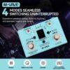 M-vave Lost Tempo Drum Machines & Looper Pedal Built-in 30 Drums 11 Mins Recoding Time High Precision Tuner Guitar Effect pedal