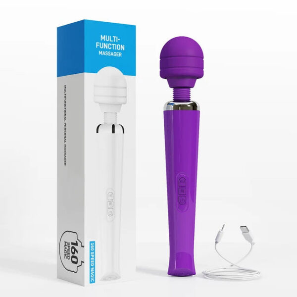 d7128f52dbf334f8 Powerful Magic Wand Vibrator Women Big AV Body Massager G Spot Clitoris Stimulator USB Charging Adult Sex Toys for Woman