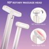 d713cb2cf0225f72 New 4 In 1 Electric Fairy Rechargeable EMS Red Light Therapy Skin Care Tool Massage Stick Facial Eye Massager Wand
