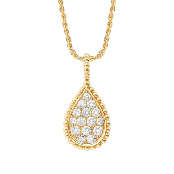 d723b3c57dc0b1fc new bead edge full diamond drop necklace suitable for BL holiday gifts