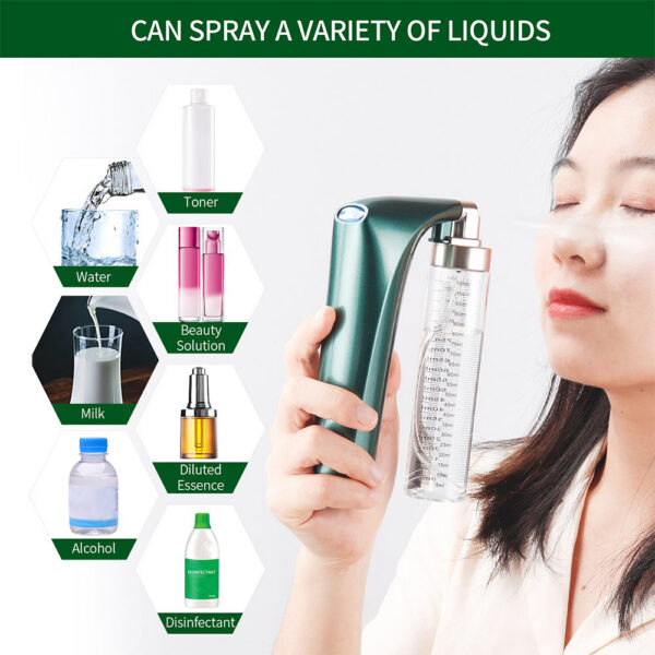 d7448c6fb0890b19 100ML Airbrush Nano Fog Mist Moisturizeing Sprayer Air Compressor Spray Gun Make Up Mask Facial SPA Moisturize Skin