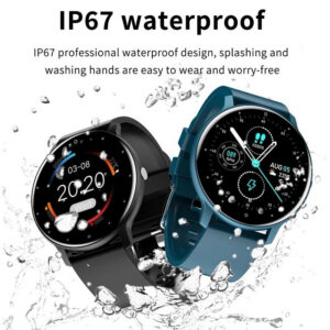 LIGE 2024 New Real-time Activity Tracker Heart Rate Monitor Sports Women Smart Watch Men Clock For Android IOS