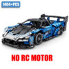 Compatible 42123 Technical Car Senna GTR Building Blocks Super Racing Vehicle OR Remote Control Bricks Toys For Kids