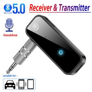 d789ee87b8407d99 Bluetooth 5.0 Audio Receiver Transmitter Hansfree Call 3.5mm AUX Jack USB Dongle Stereo Music Wireless Adapter For TV PC Car Kit