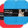 Dog Slow Feeders Helps Reduce Boredom & Anxiety丨Feeder Mat for Yogurt or Peanut Butter丨Dog Puzzle Toy Alternative to a Slow Feeder Dog Bowl丨Interactive Dog Toy Help for Nail Trimming丨Bathing