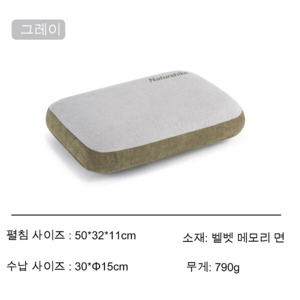 d798c6e4656e036e Naturehike New Memory Foam Comfort Square Pillow Portable Outdoor Camping Travel Pillow Camping Nap Pillow Easy Storage Pillow
