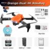 d7a44d2ca58bae7a New E99Pro Drone 4K Professinal With Wide Angle Dual HD Camera Foldable RC Helicopter 5G WIFI FPV Height Hold Apron Sell