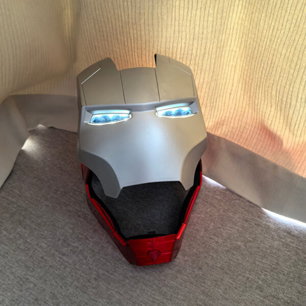 d7b12808de8ad8db In Stock Avengers Iron Man Helmet Adult Child Model Cosplay 1:1 Light Led Mask Action Figure Toys Children Gift