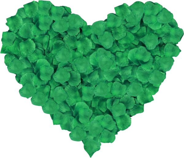 1000 Pcs Artificial Silk Rose Petals Decoration Wedding Party Turquoise Blue