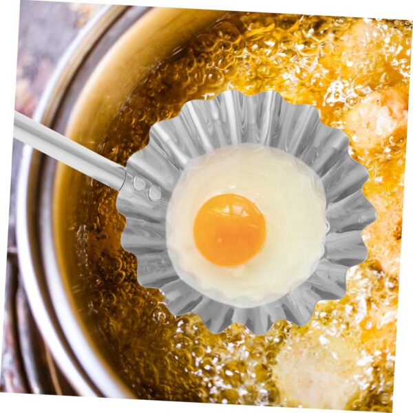 d7d284238777086f Toyvian Frittierte Form Öl Fritteusen Teigform Form Mit Griff Kochstempel Frittier Gebäckform Metall Waffelform Lebensmittel Bunuelos für KüChe, Camping Und Backen