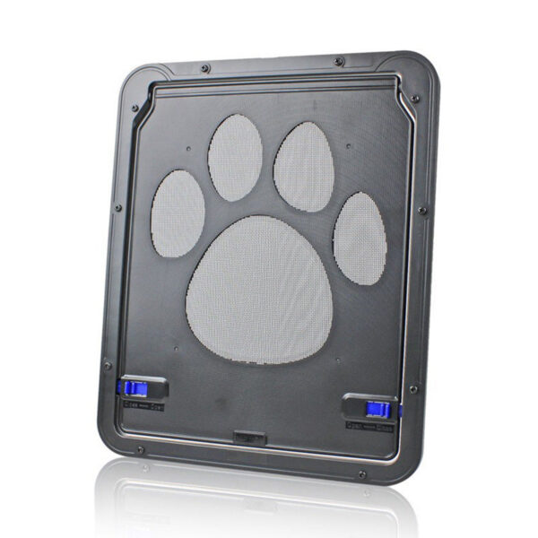 Dog Cat Lockable Magnetic Screen Outdoor Function Gates & Ramps Window Garden Tunnel Safety Self-Closing Flap Gate Pet Door