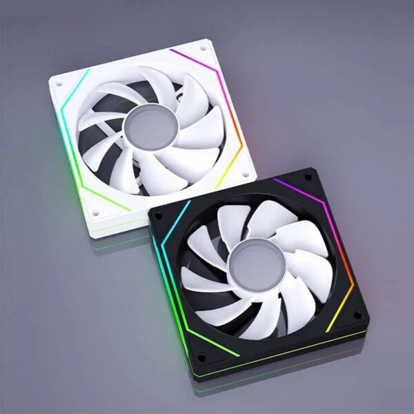 OEM PRISM PRO Computer Chassis 12cm ARGB 4 Pin PWM Quiet Coog Fan 12V Large Air Volume 45.2CFM/600-1500RPM
