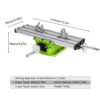 ALLSOME BG-6300 Compound Table Working Cross Slide Table Worktable for Milling Drilling Bench Multifunction Adjustable X-Y