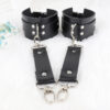 d8048d46f059e2eb Gothic PU Leather Harness Buttock Garters Sexy Women's Lingerie Set BDSM Body Bondage Leg Harness Fetish Erotic Underwear Sets