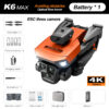 d804bbf94976686a KOHR 2023 New K6 Max RC Drone Three Camera 4K Professional Quadcopter Four Way Obstacle Avoidance Optical Flow Positioning Dron